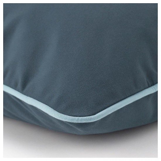 Водоотталкивающий чехол на подушку ГУЛЛИНГЕН размер 40x65 см. цвет темно-синий.