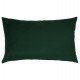 Чехол на подушку САНЕЛА из хлопкового бархата, цвет темно-зеленый, 40x65 см